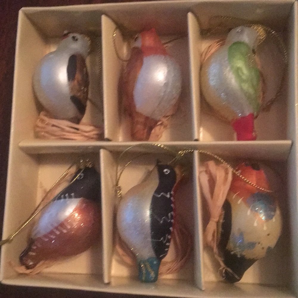 Christmas Tree Ornaments (Birds)